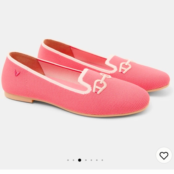 VIVAIA EILEEN HORSE-BIT CORAL PINK SLIP-ON LOAFERS NEW! SzUS7.5-8/EU38.5 - Picture 3 of 12